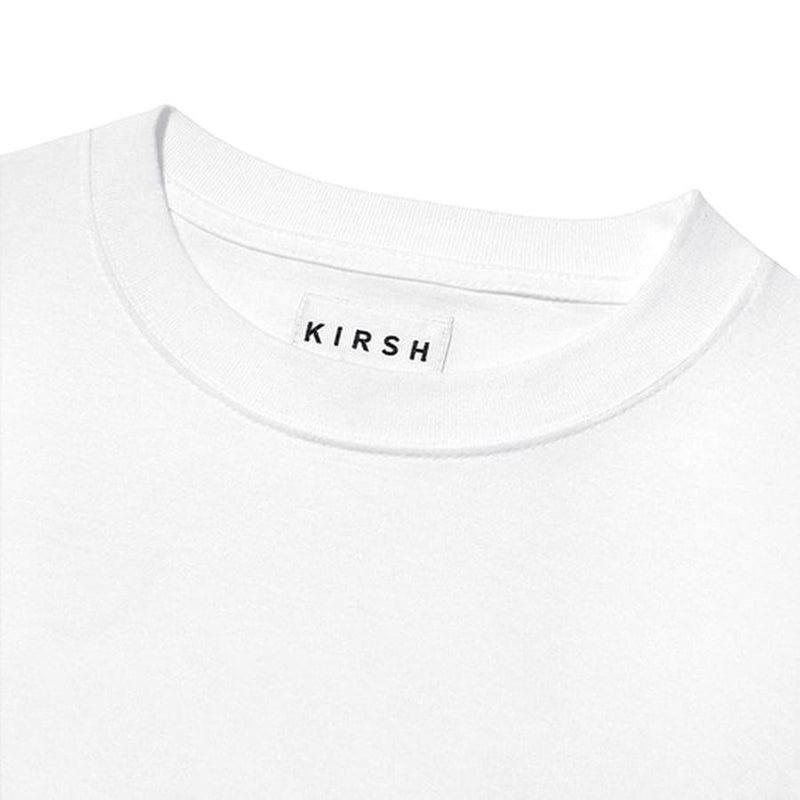 Kirsh - Glitter Rainbow Logo T-Shirt - White