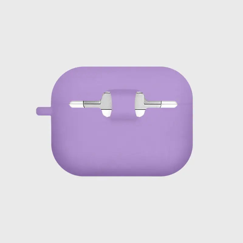 Earpearp x Pengsoo - Stamp Pengsoo and Cuni AirPods/AirPods Pro Clear Jelly Case (Purple) - Earpearp x Pengsoo - AirPods Case - Harumio