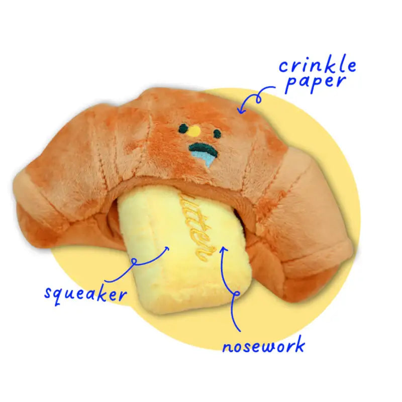 Bite Me - Croissant Nosework Toy - Bite Me - Pet - Harumio