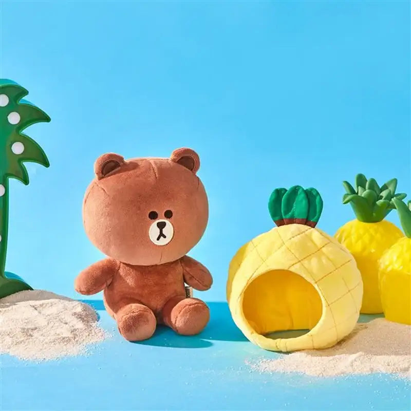 Line Friends - Fruity Sitting Doll - Line Friends - Plush - Harumio