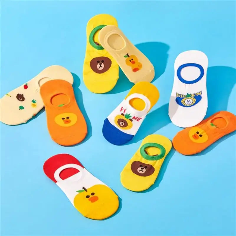 Line Friends - Boat Socks - Line Friends - Socks - Harumio