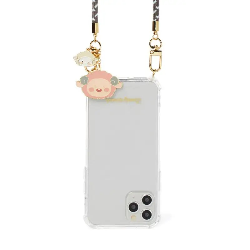 Kakao Friends - Lovely Apeach - Phone Case with Long Strap - Kakao Friends - Accesories - Harumio