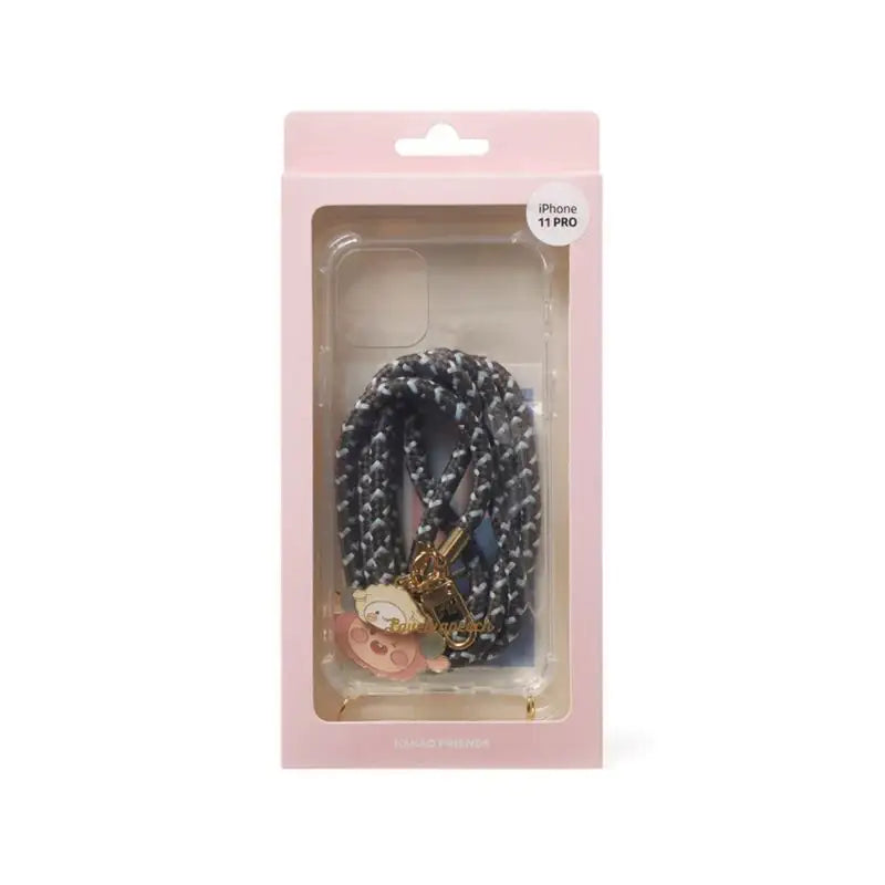 Kakao Friends - Lovely Apeach - Phone Case with Long Strap - Kakao Friends - Accesories - Harumio