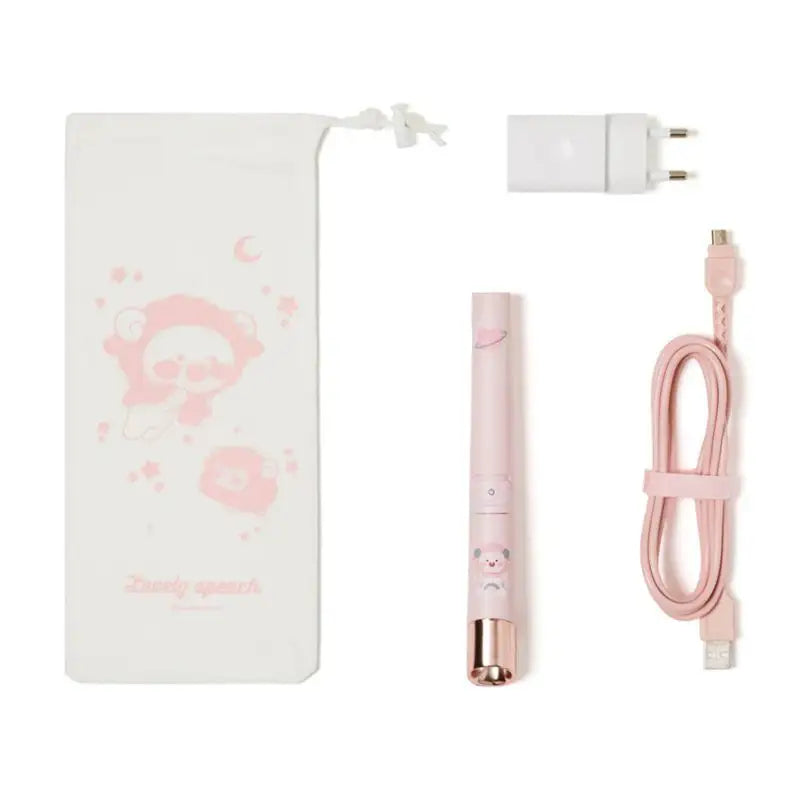Kakao Friends - Lovely Apeach - Mini Flat Iron - Kakao Friends - Hair Styling Tools - Harumio