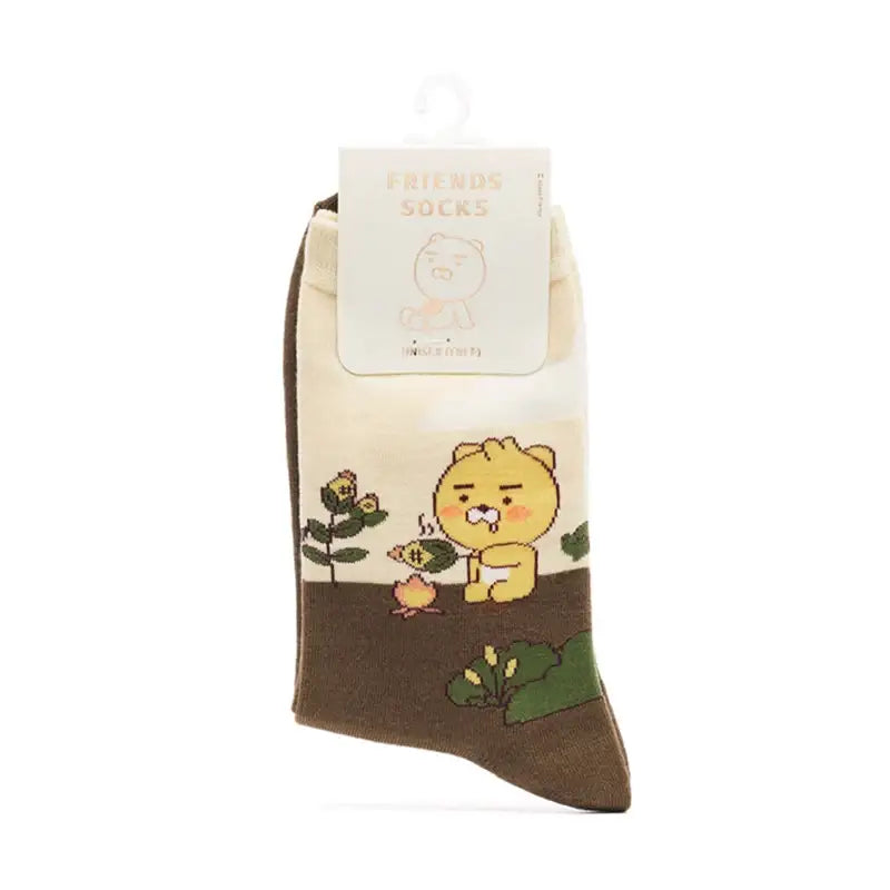 Kakao Friends - Harvest Ankle Socks - Kakao Friends - Socks - Harumio