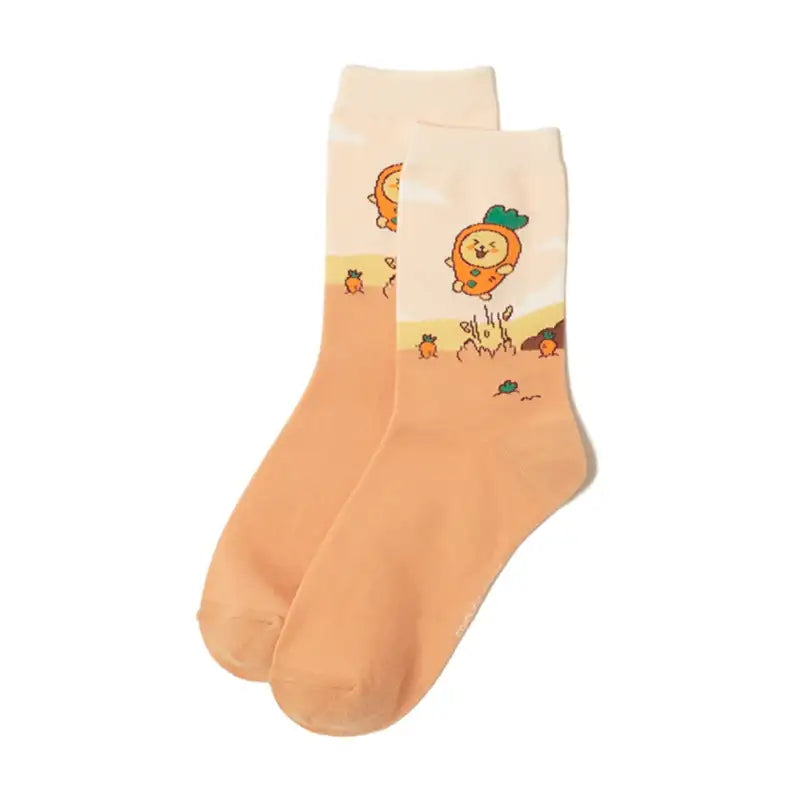 Kakao Friends - Harvest Ankle Socks - Kakao Friends - Socks - Harumio