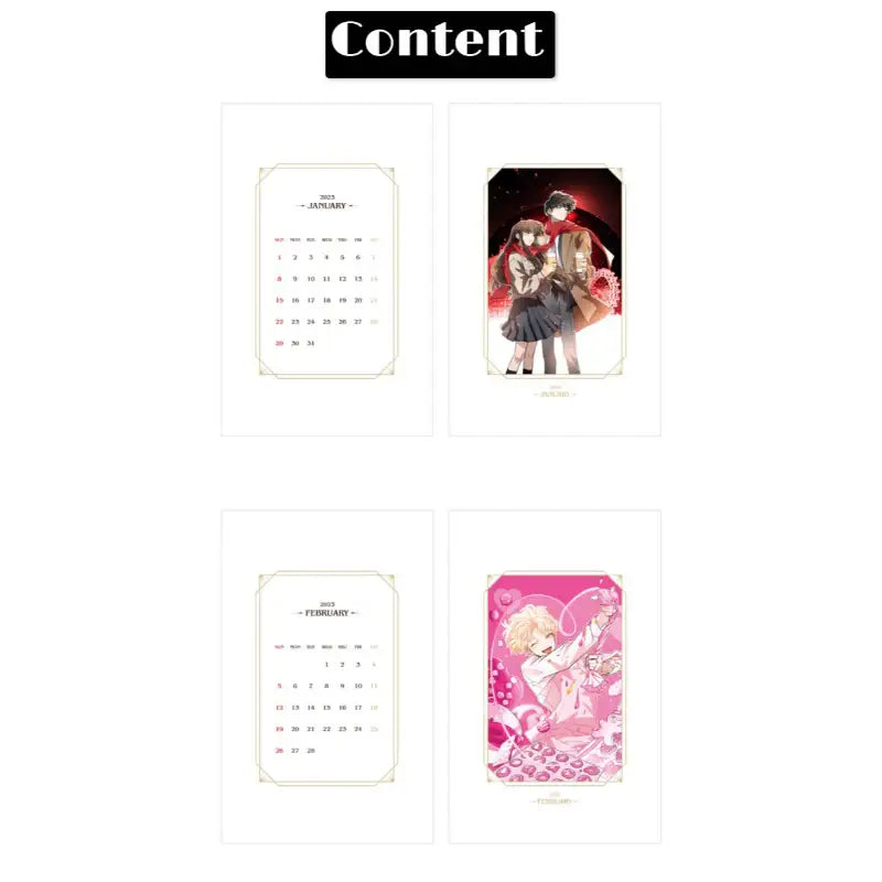 Dark Moon - 2023 Calendar - Webtoon Friends - Calendar - Harumio
