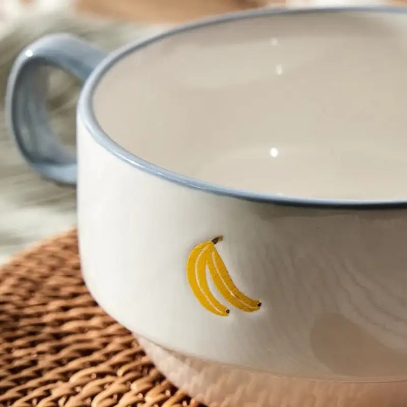 Korean Picnic Day - Double Handle Soup Bowl - Modern House - Kitchenware - Harumio