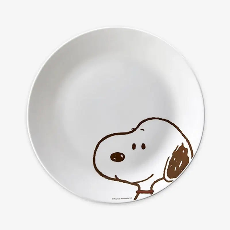 Corelle x Peanuts - Snoopy Friends - Round Plate - Modern House - Tableware - Harumio