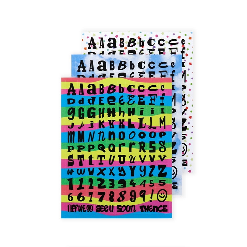 THENCE - Letter Sticker Set Ver.7