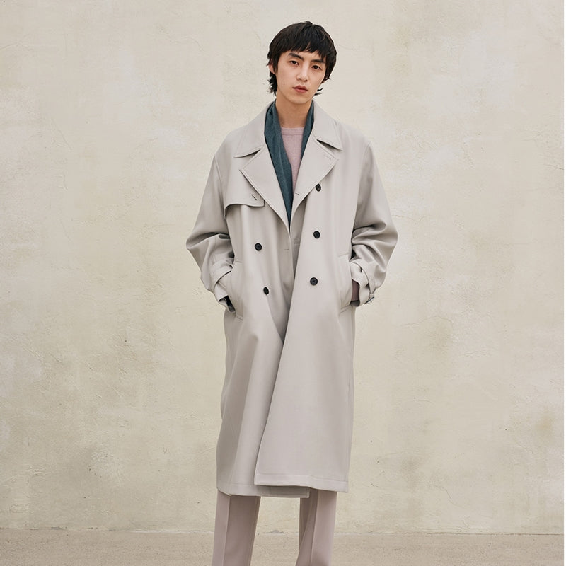 The Knit Company X Lee Soo-hyuk - 20FW Wool Trench Coat