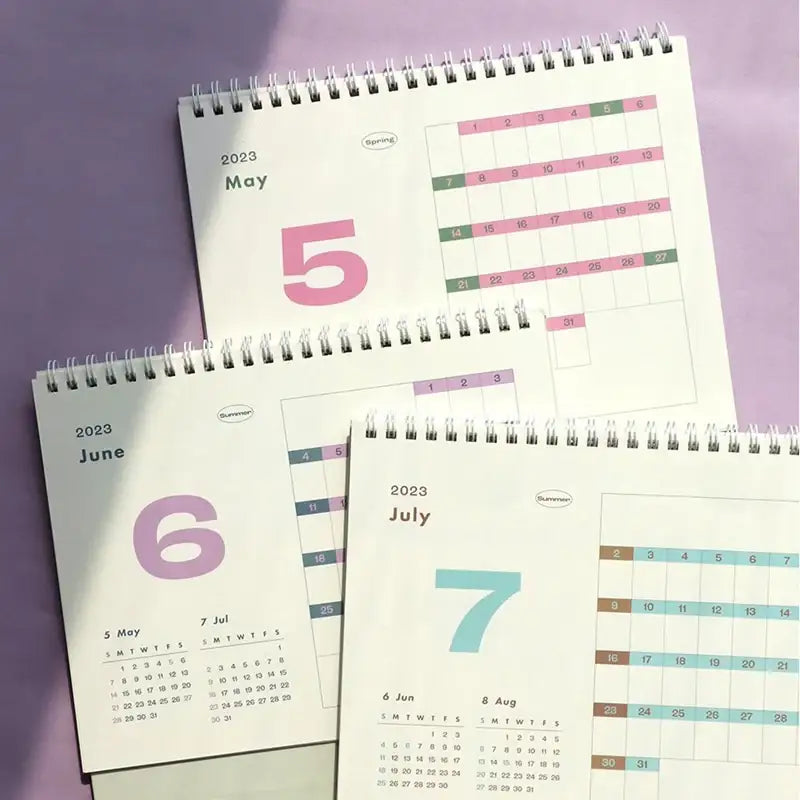 ICONIC - 2023 Color Palette Desk Calendar - 10x10 - 2023 Calendars - Harumio