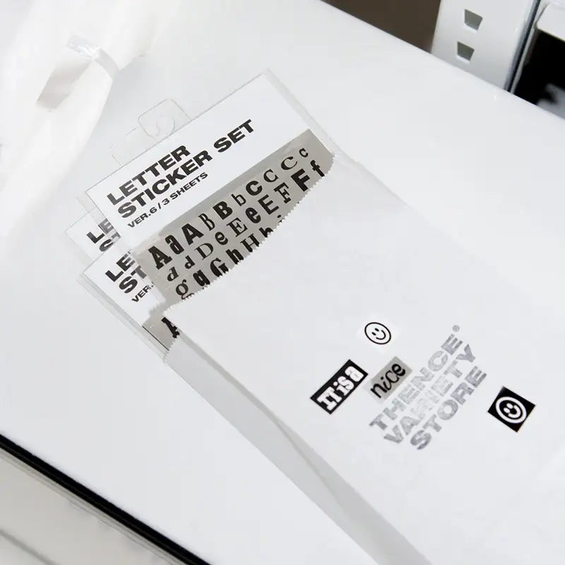 THENCE - Letter Sticker Set Ver.6 - THENCE - Stickers - Harumio