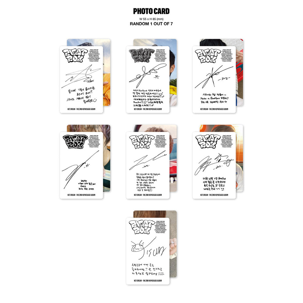 NCT DREAM - 2nd Album Repackage - Beatbox Digipack Version (Random)