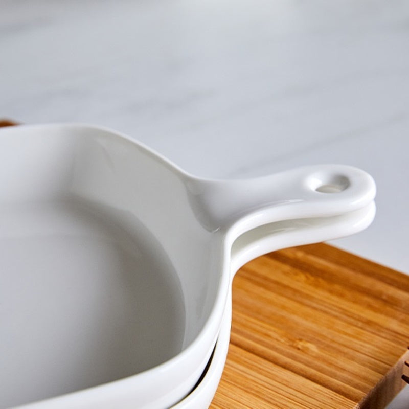 Korean WOW Daily One Handle Square Pan Plate 2P Set