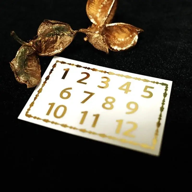Libet - Gold Leaf Month Calendar - Libet - Stationary - Harumio