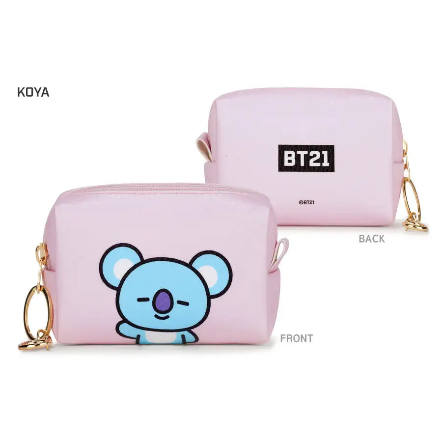 BT21 x Monopoly - PU Square Pouch - Small - Monopoly - Accessories - Harumio