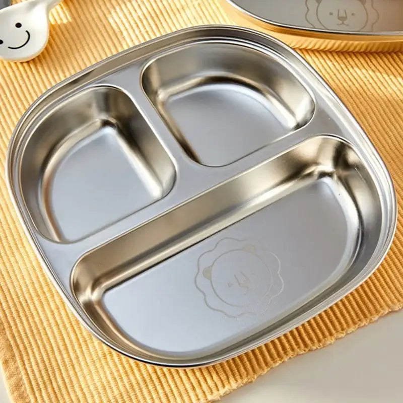 Korean ON - 3-Compartment Plate 2P Set - Modern House - Plates - Harumio