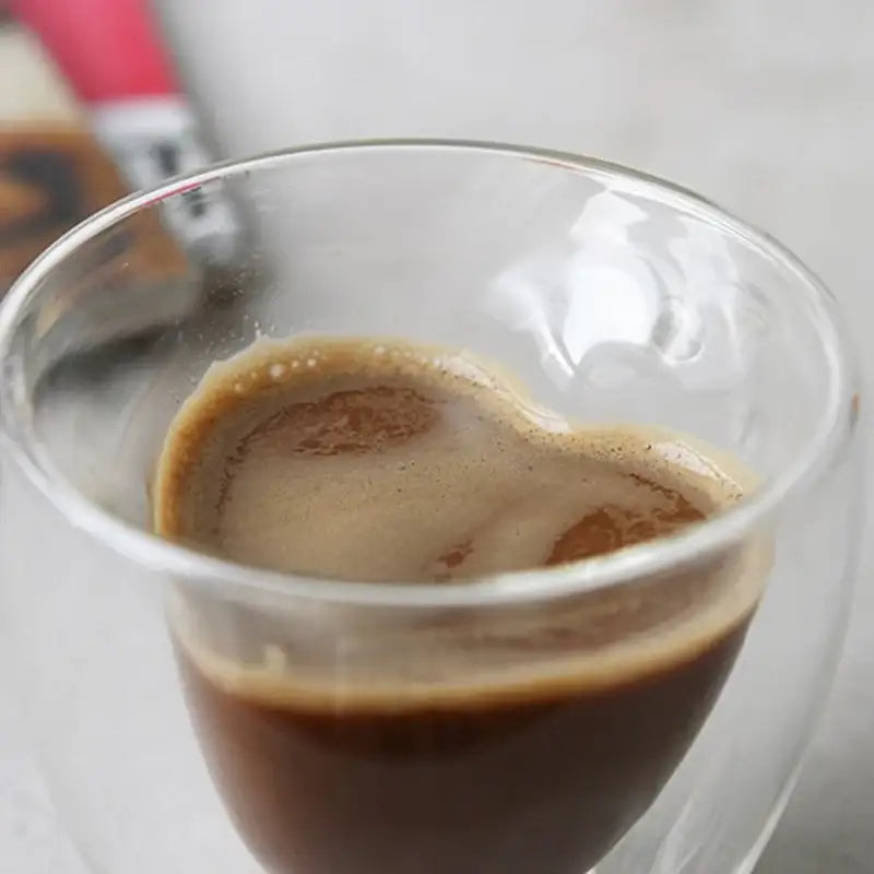 Like A Cafe - Heart Glass Mug - Like A Cafe - Home & Living - Harumio
