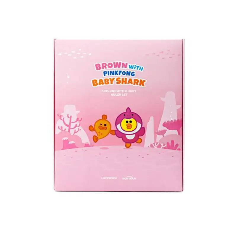 Line Friends x Pinkfong Baby Shark - Kids Height Measure Ruler - Line Friends - Stationery - Harumio