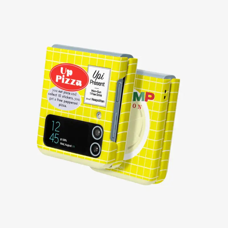 Pizza Delivery Man and the Gold Palace - Galaxy Z Flip Hard Case - Pizza Delivery Man and the Gold Palace - Galaxy Case - Harumio