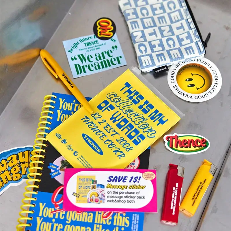 THENCE - Message Sticker Pack Ver.1 - THENCE - Accessories, Stationery - Harumio