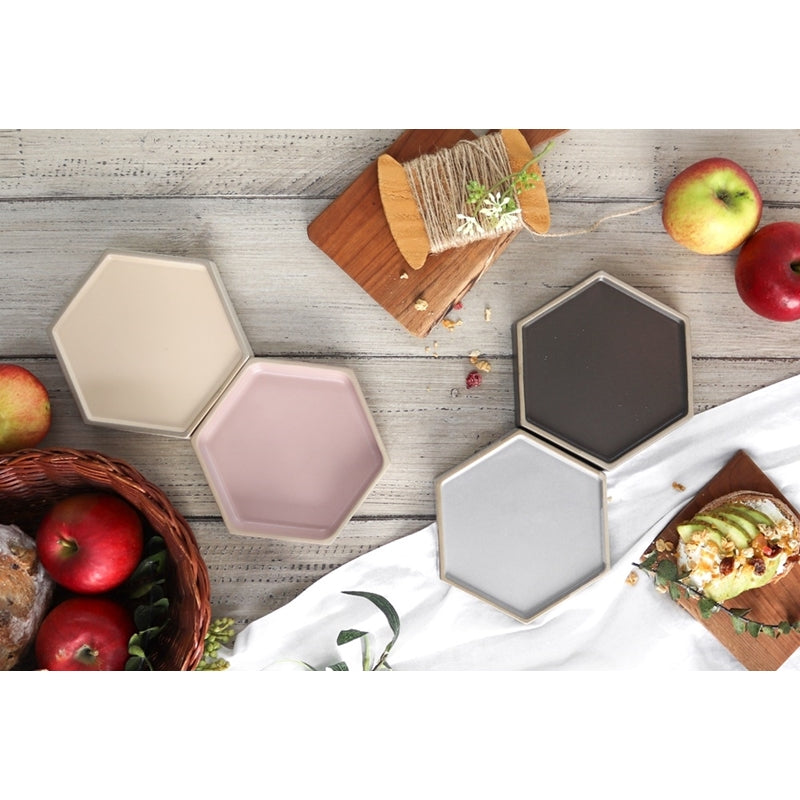 Kim Sunghun - Ceramic Mini Hexagonal Box Plate S