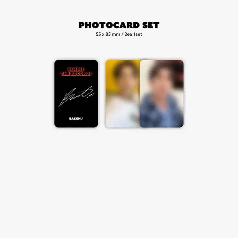 BAEKHO - 2023 Season's Greetings - BEHIND THE RECORDS - BAEKHO - Season's Greetings - Harumio