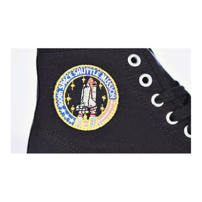 Siero x NASA - Logo Patch High Top Sneakers - Black