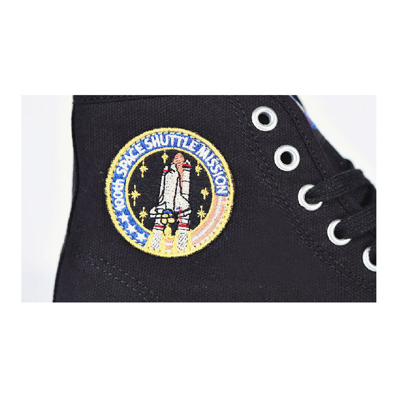 Siero x NASA - Logo Patch High Top Sneakers - Black