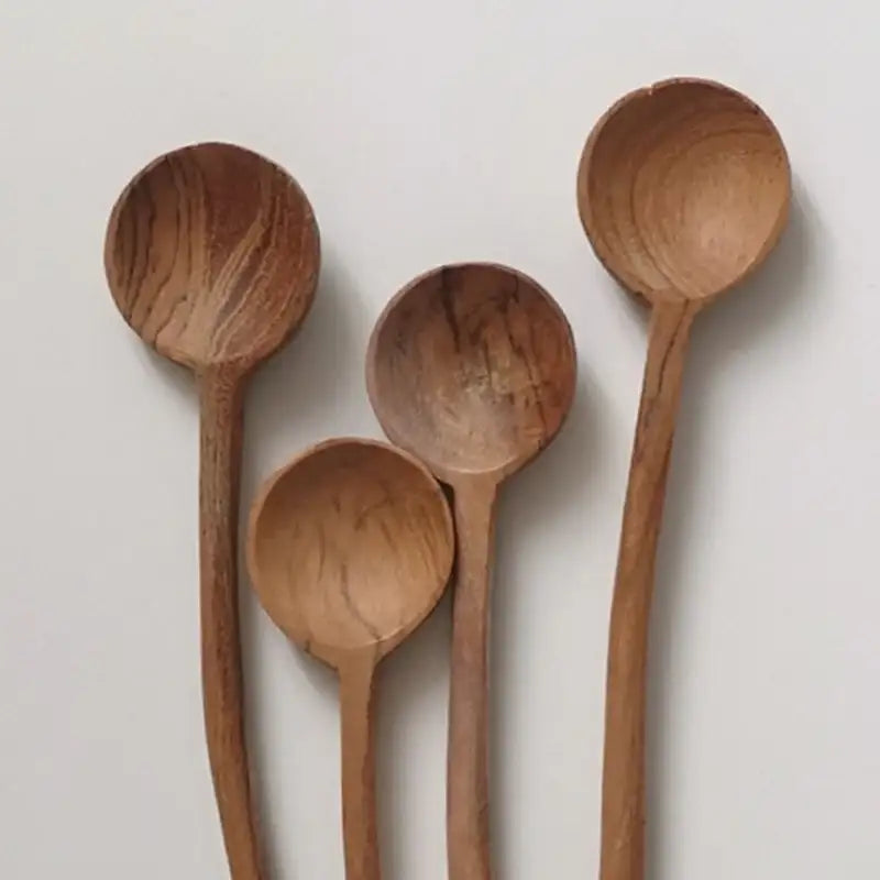 Like A Cafe - Wave Teakwood Long Spoon - Like A Cafe - Home & Living - Harumio