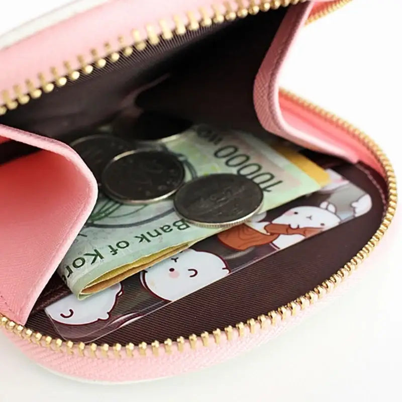 Molang - Round Wallet - Molang - Wallets - Harumio