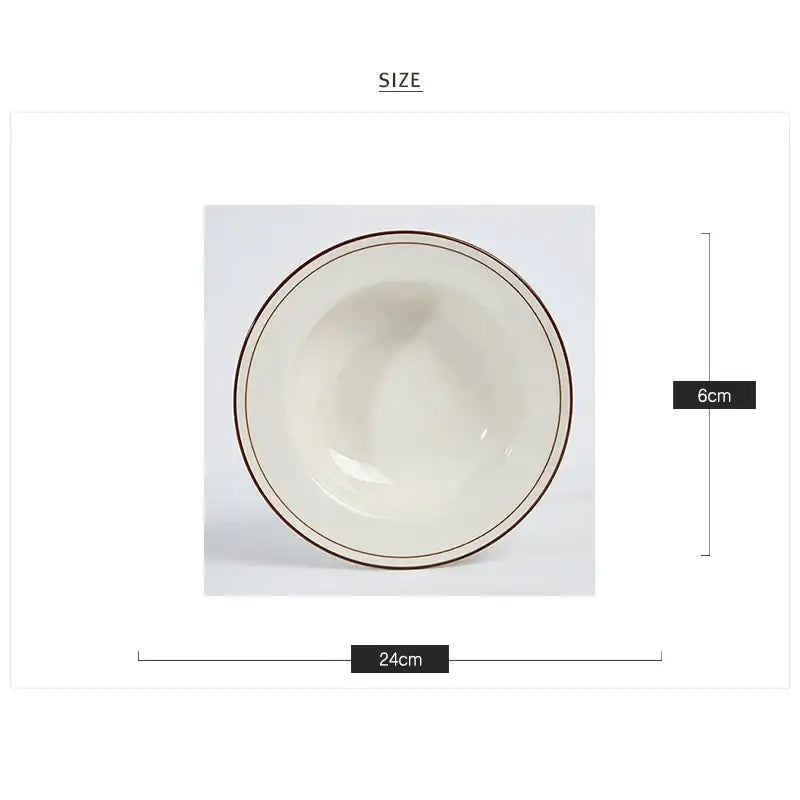Korean L Keno - Deep Plate - Modern House - Plates - Harumio
