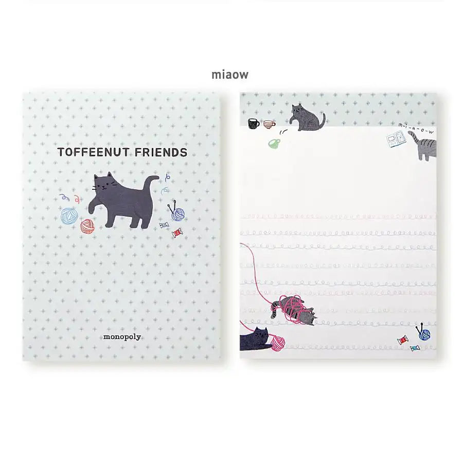 Monopoly - Toffee Nut Memo Paper Letter - Monopoly - Notebooks & Notepads - Harumio
