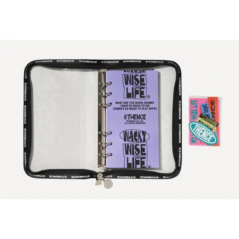 THENCE - PVC Sewing Lettering Pouch Diary - THENCE - Stationary - Harumio