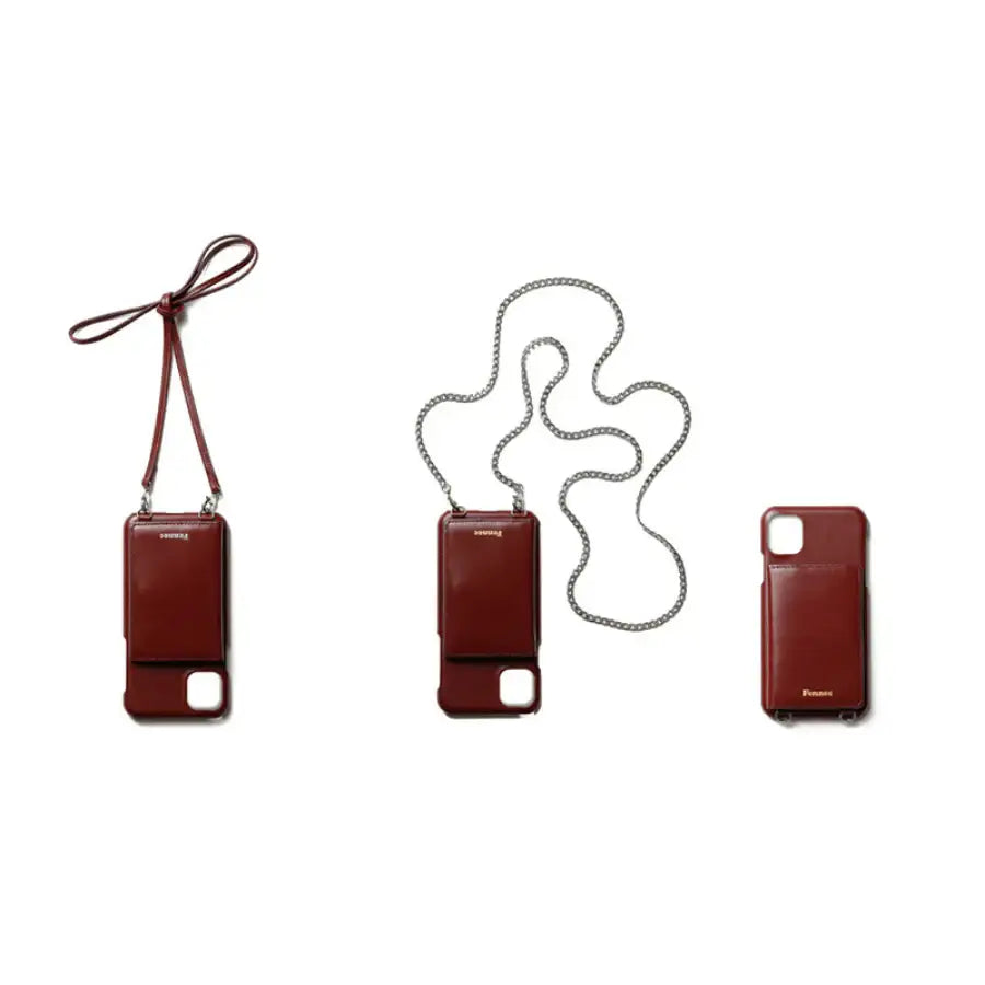 Fennec - Strap Pocket Leather Phone Case - FENNEC - Accesories - Harumio