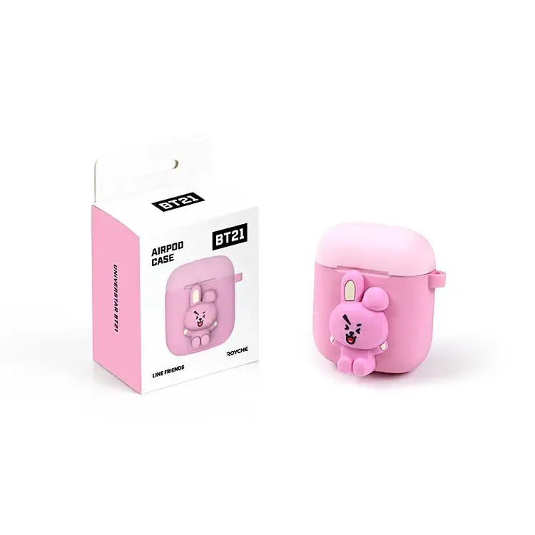 BT21 x Royche - Two-Tone AirPods Silicone Case - Type C - Royche - AirPod Case - Harumio