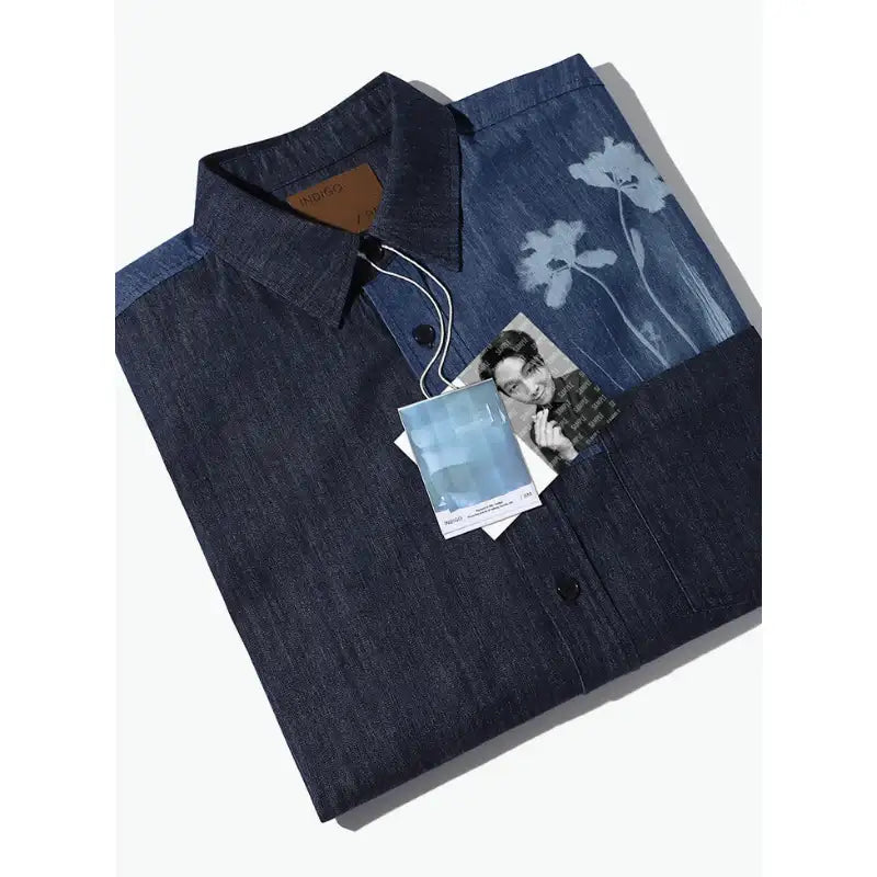 BTS RM - Indigo - Denim Shirt - BTS - Shirt - Harumio