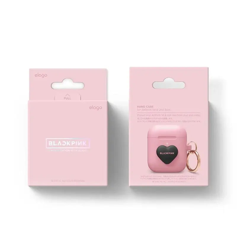 BlackPink - Elago Airpods Hang Case - BlackPink - Accessories - Harumio