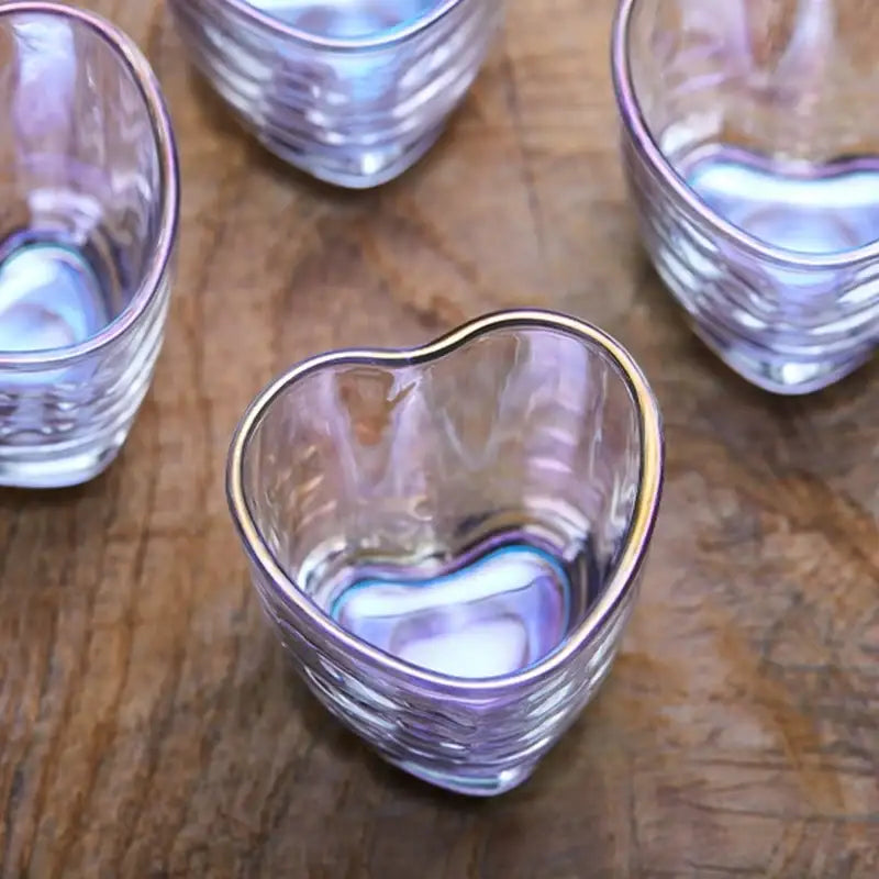 Korean ON Rainbow - Heart Soju Glass Set - Modern House - Tableware - Harumio