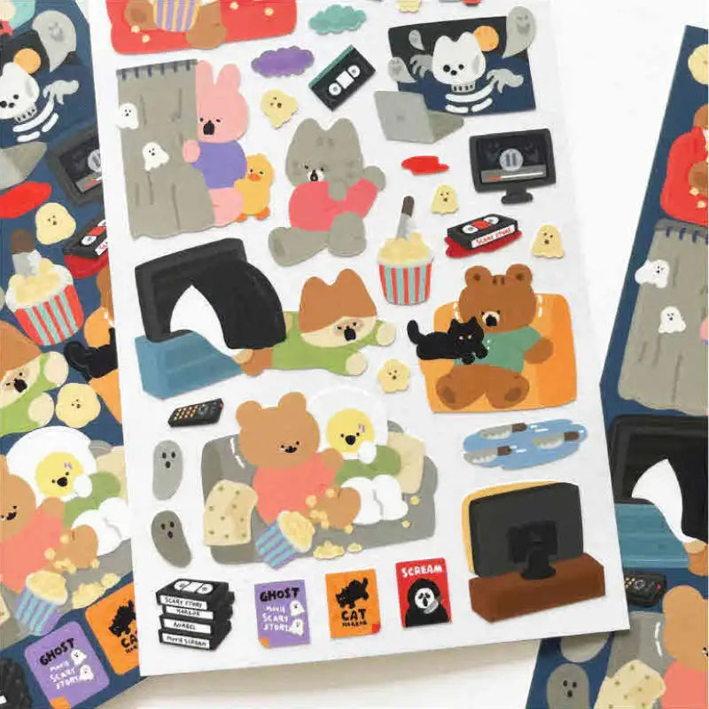 Jelly Crew - Egugu - Horror Movie Seal Sticker - Jelly Crew - Stickers - Harumio