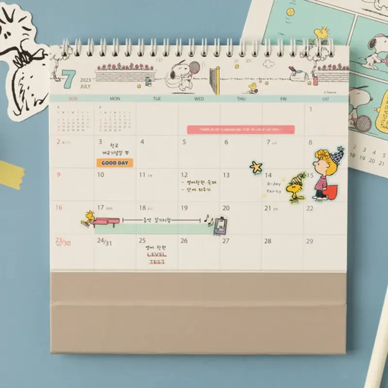Peanuts - 2023 Snoopy Desk Calendar - 10x10 - 2023 Calendars - Harumio