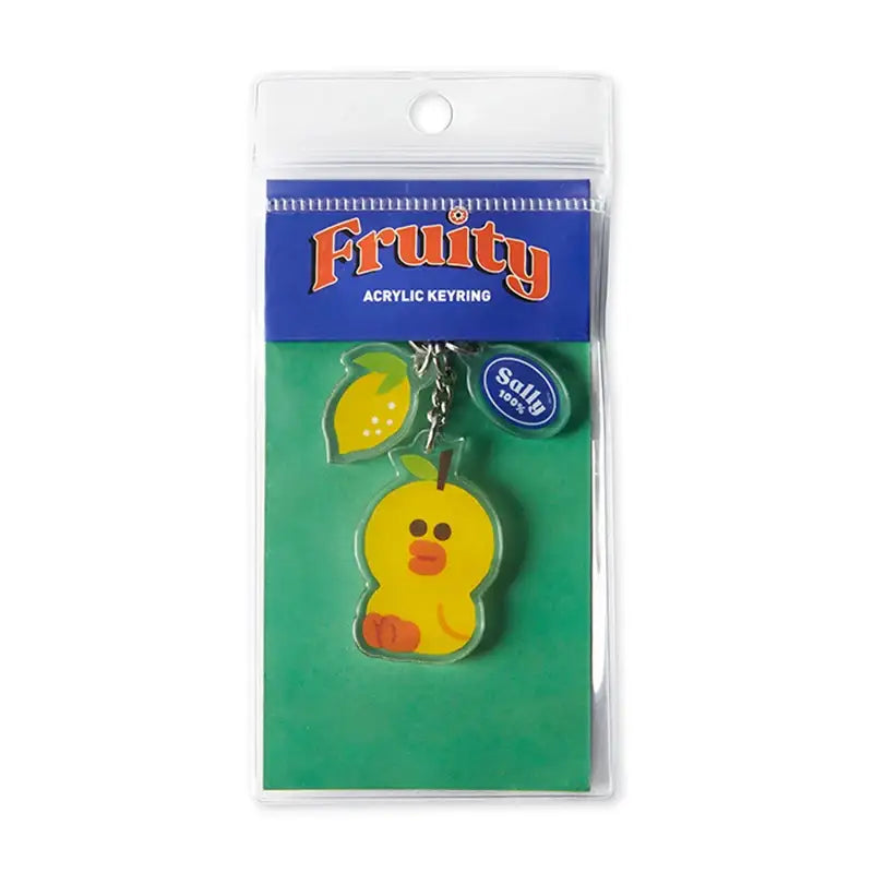 Line Friends - Fruity Acrylic Keyring - Line Friends - Keyring - Harumio