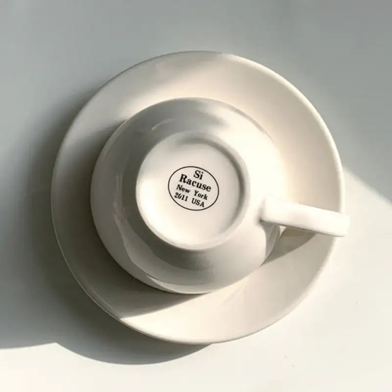 Like A Cafe - Si Racuse Cafe Latte Cup & Saucer Set - Like A Cafe - Home & Living - Harumio