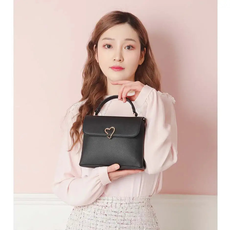 CLUE - Lovely Heart Point Chic Mini Bag - CLUE - Bag - Harumio