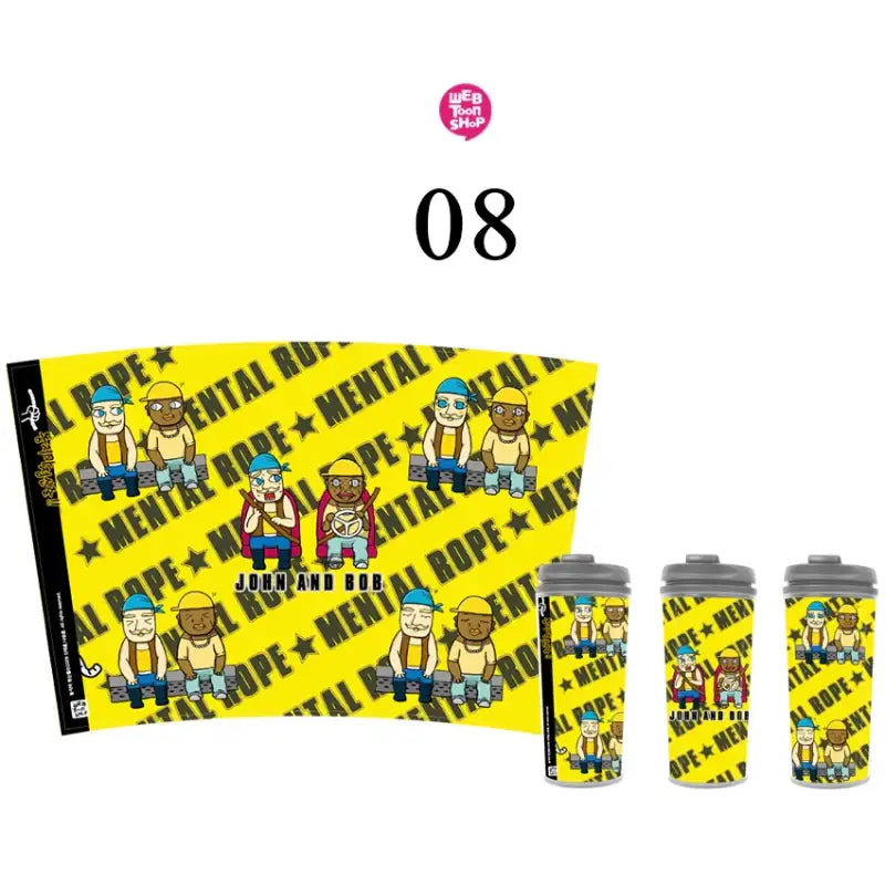 Don't Let Go of the Mental Rope - Tumbler 500ml - Webtoon Shop - Tumbler - Harumio
