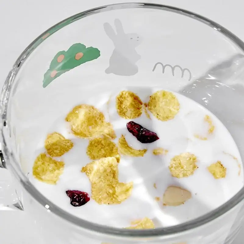 Korean ON Little Buddy - Glass Cereal Bowl - Modern House - Tableware - Harumio