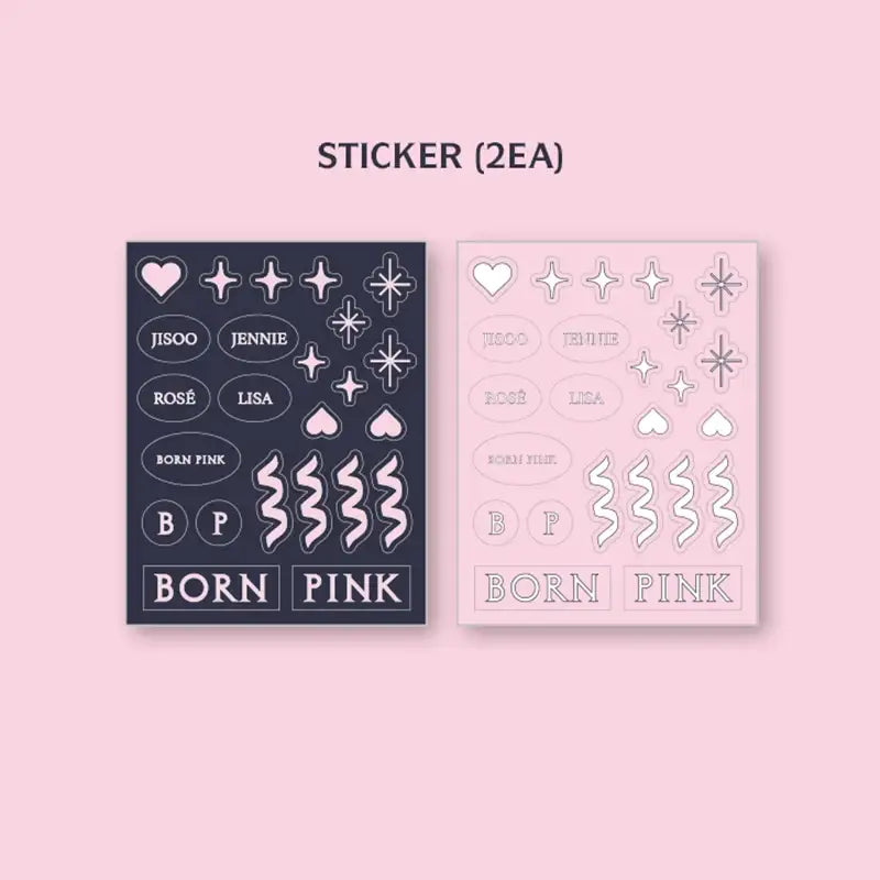 BlackPink - Born Pink - Polaroid Photo + Sticker Set - BlackPink - Polaroid Photo - Harumio