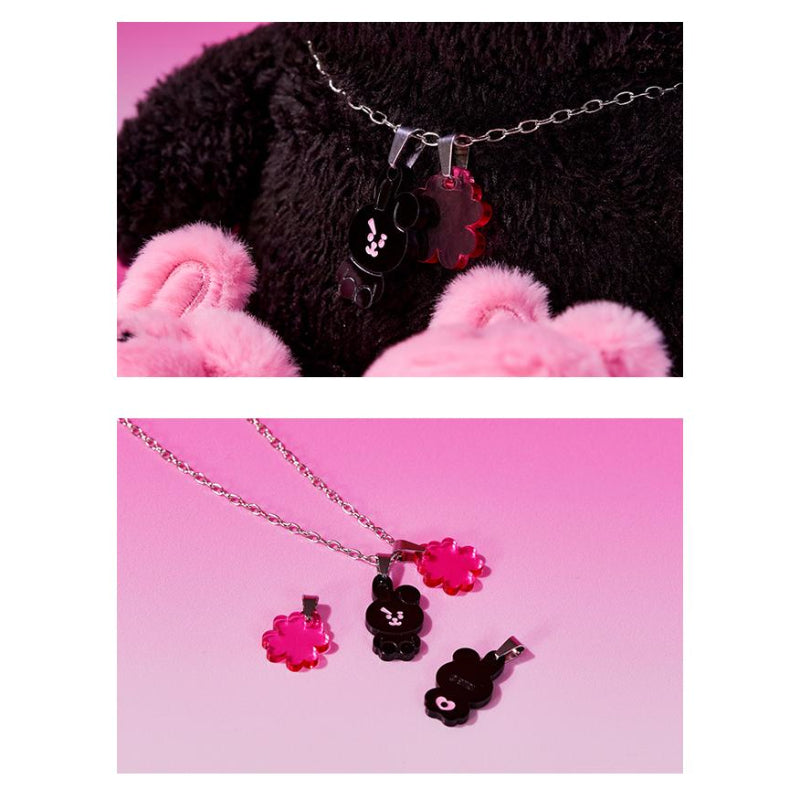 BT21 - Lucky Cooky Acrylic Charm - Black Edition