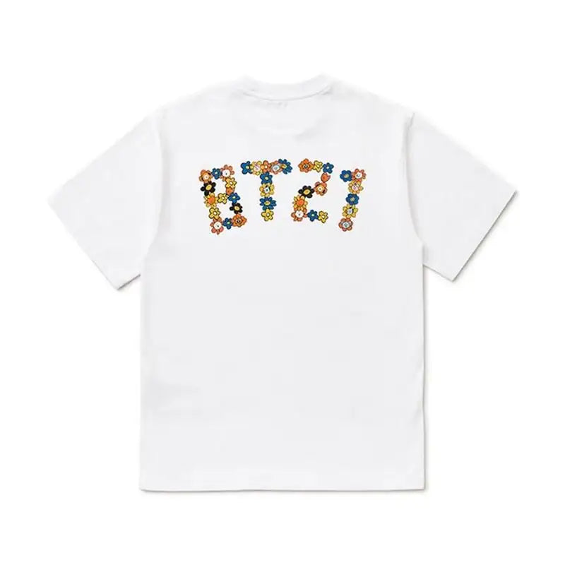 BT21 - Flower Collection - BT21 Logo Short Sleeve T-Shirt - BT21 - Clothing - Harumio